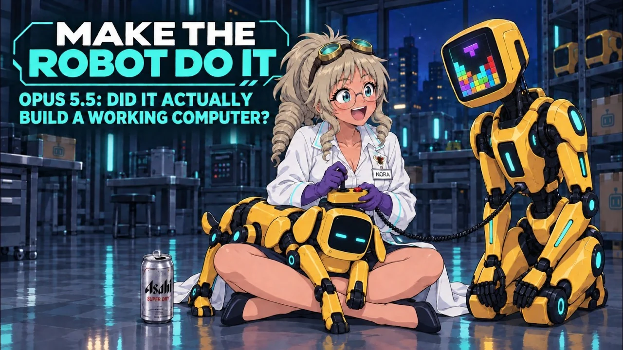 YouTube thumbnail for WHAT?! Did Opus 5.5 Actually Build a Working Computer?